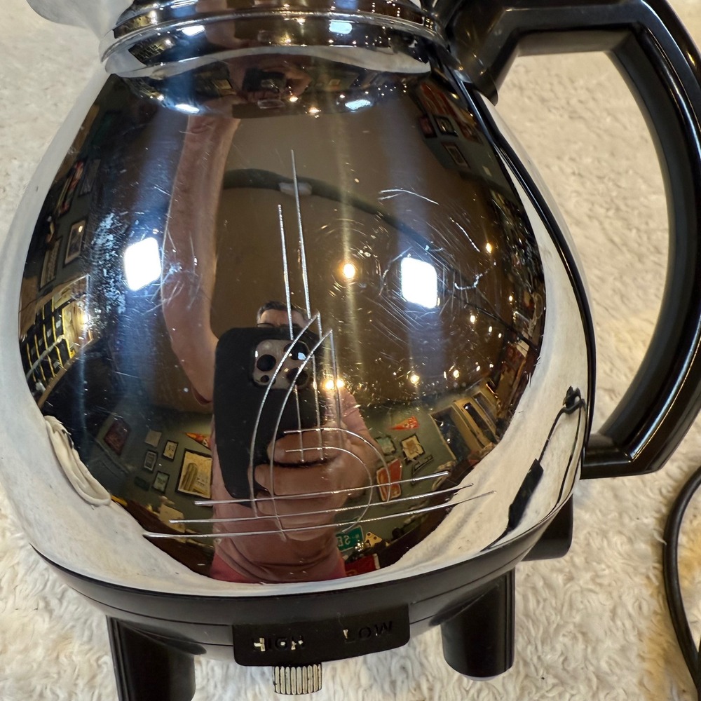 Vintage Sunbeam Coffeemaster Model C30A Chrome Vacuum Coffee Maker Art Deco - Picture 3 of 6